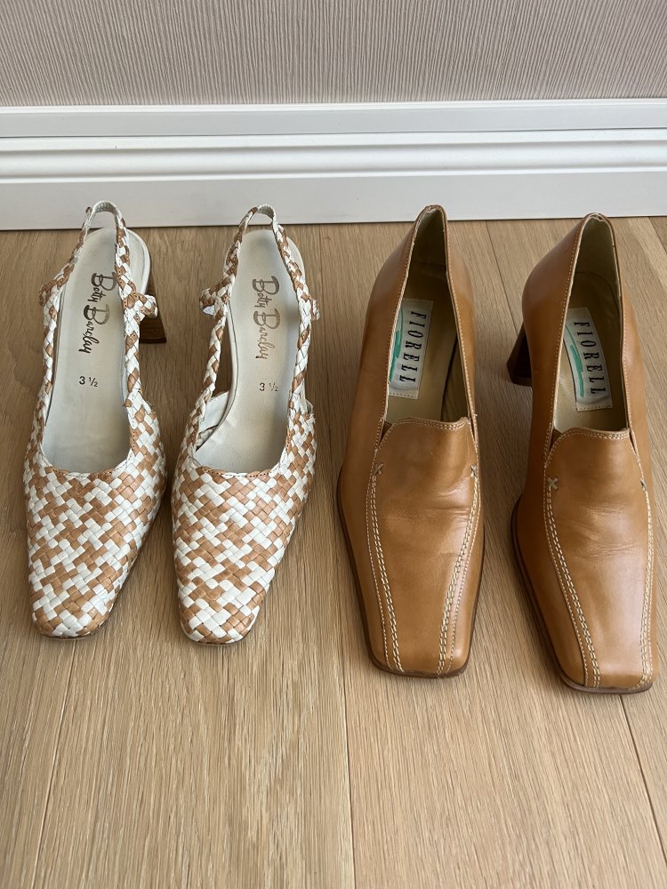 Frauen Markenschuhe Pumps Leder Größe 36 -36,5