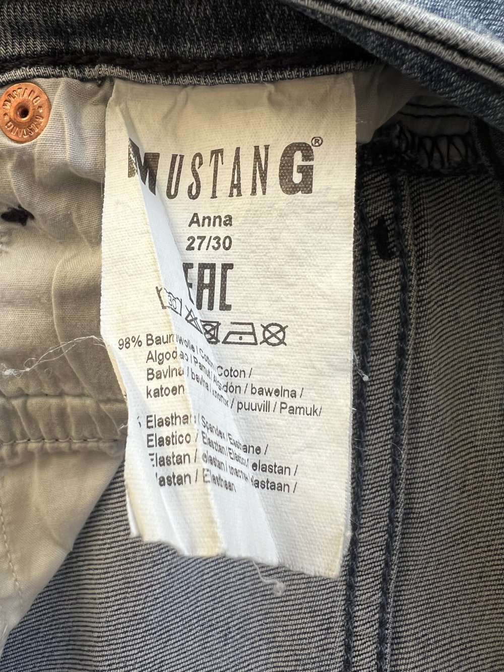 Jeans Mustang Anna Größe 27/30 -27-32