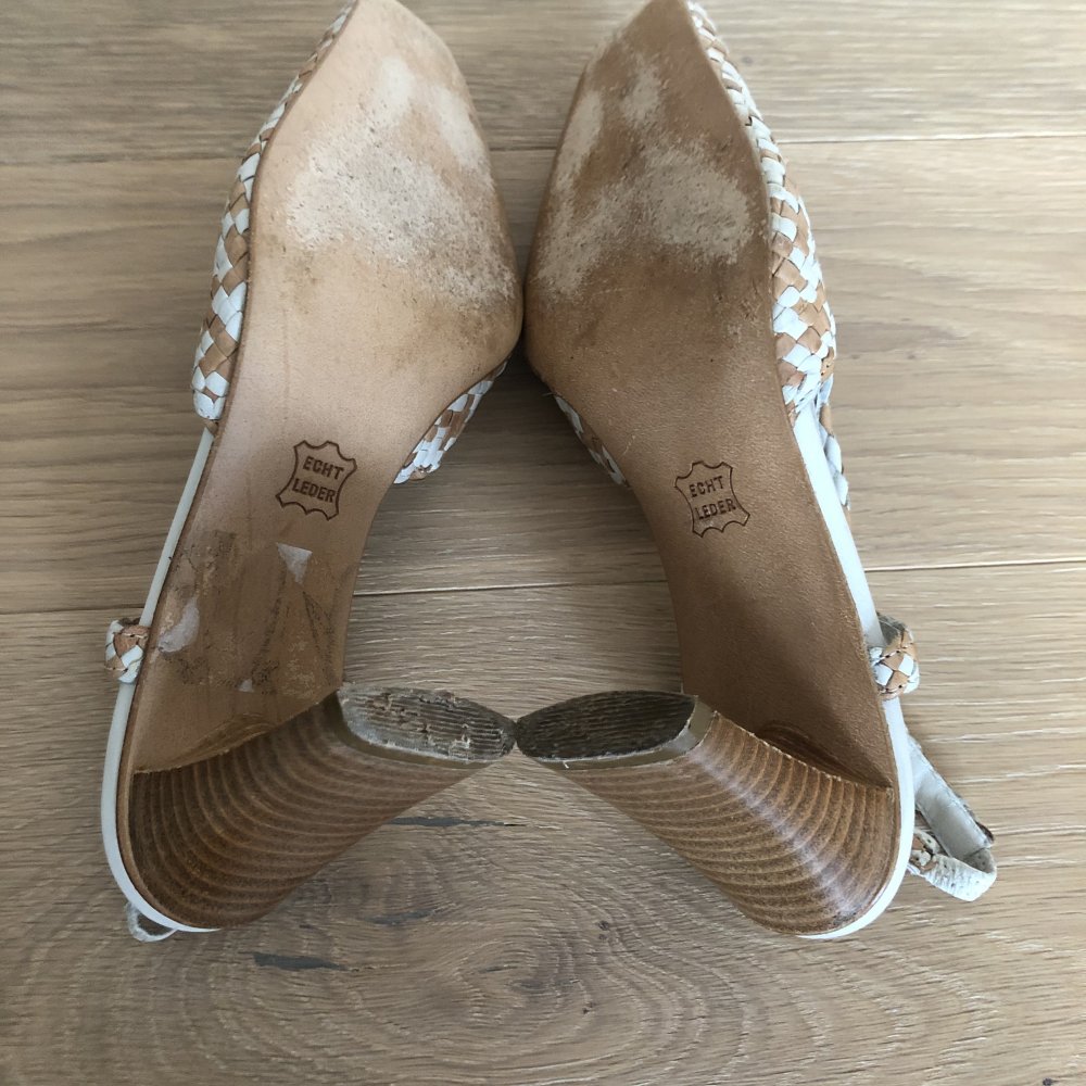 Frauen Markenschuhe Pumps Leder Größe 36 -36,5