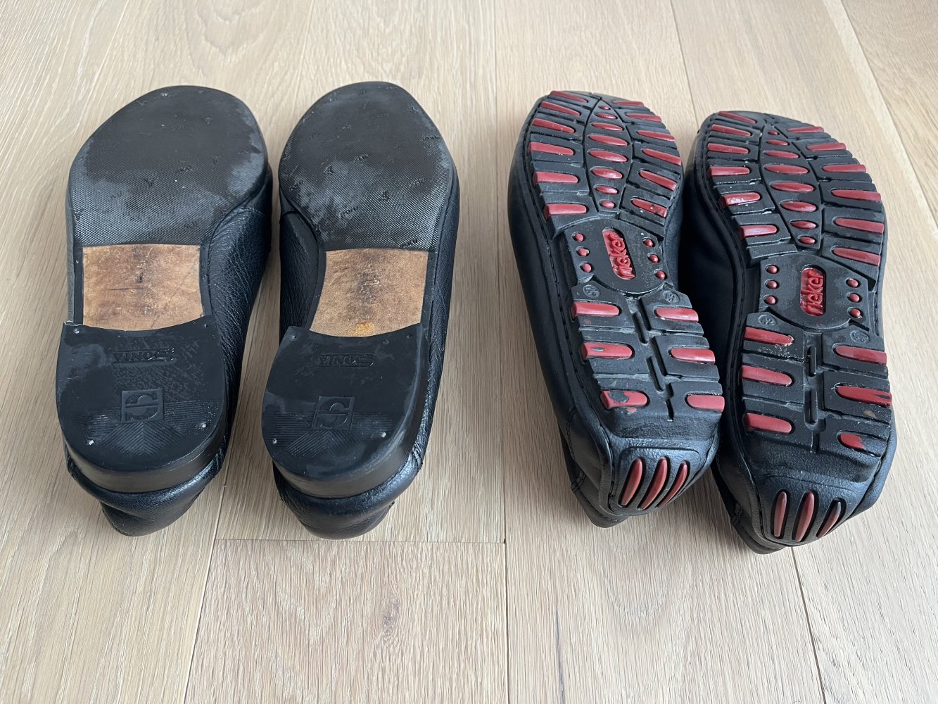Slipper Lederschuhe Magnani, Rieker, Größe 42