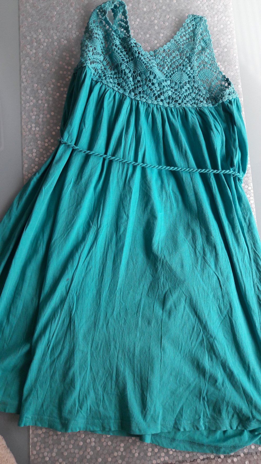 Strandkleid türkis