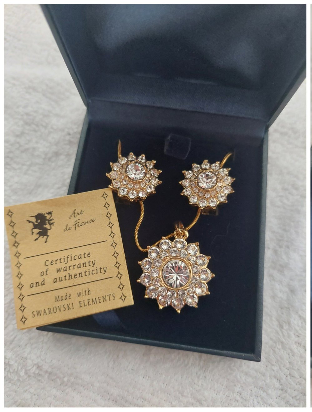 Schmuckset Swarovski Elements Art de France