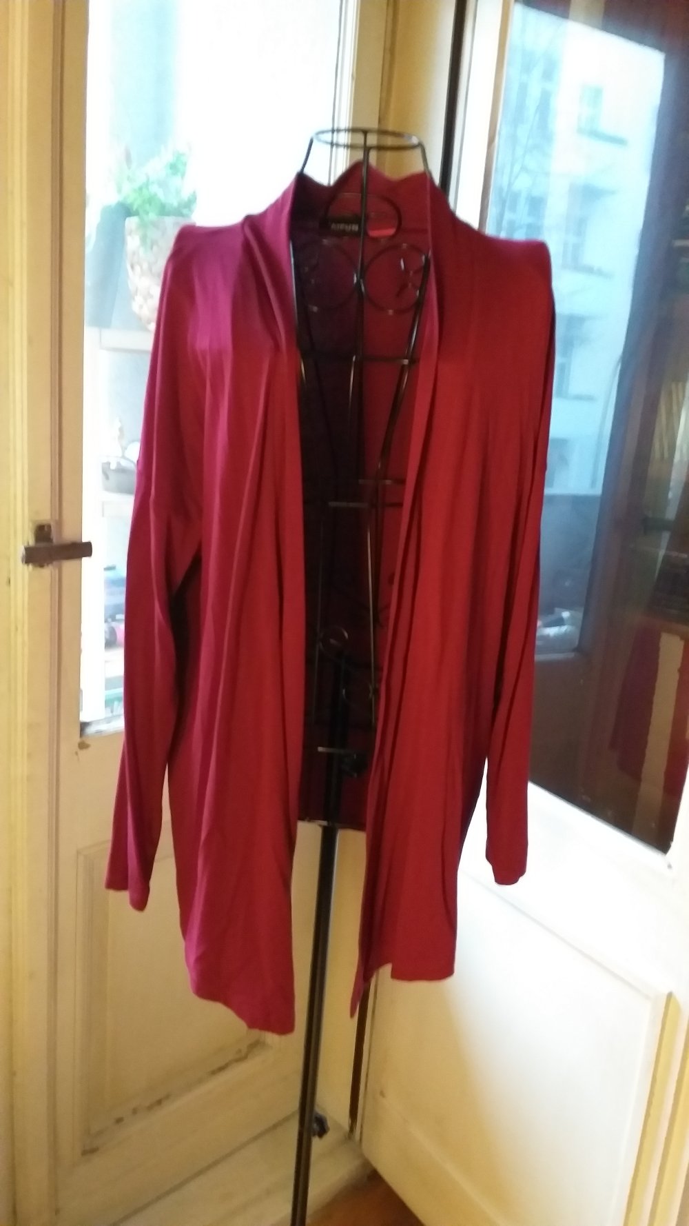 Taifun Cardigan rot offen leicht