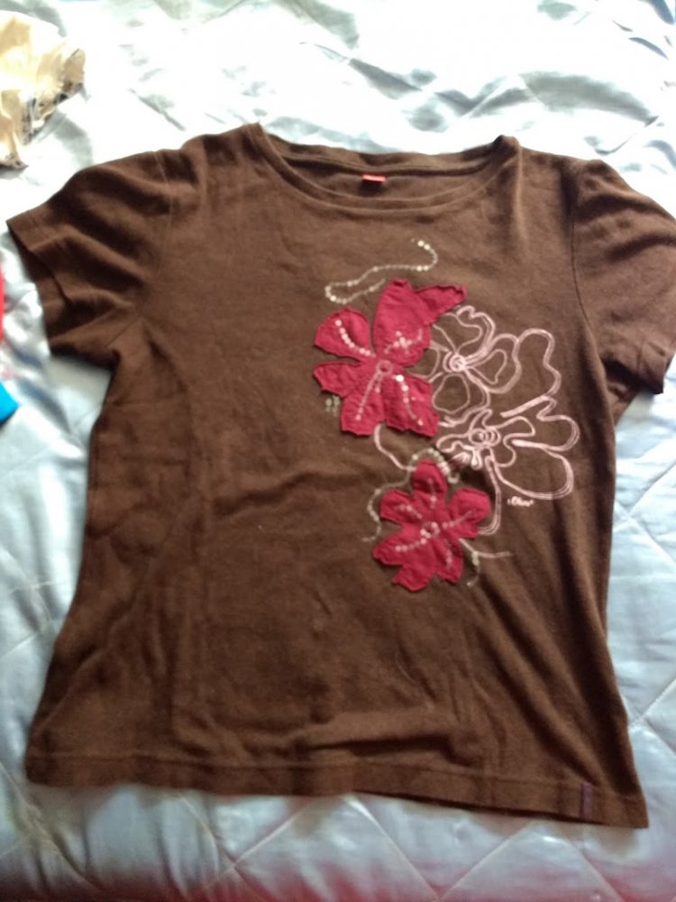 S oliver braunes weiches shirt