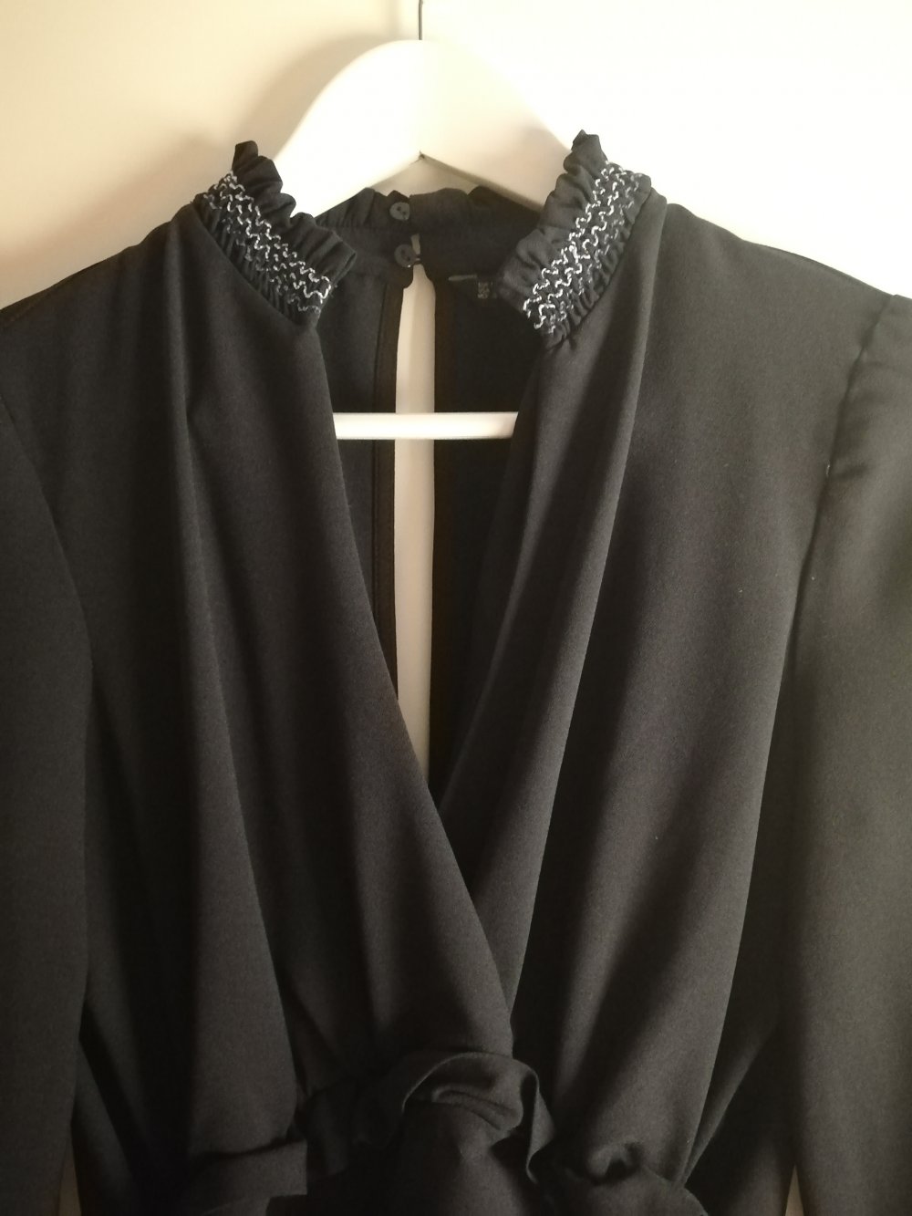 Dunkelblauer Jumpsuit, Zara Basic
