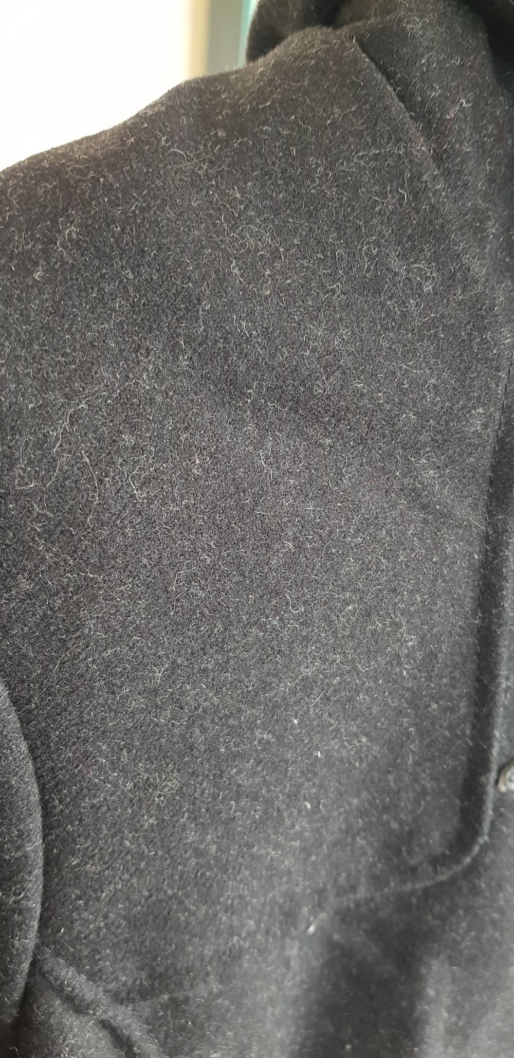 Mantel Wollmantel Wintermantel Winterjacke schwarz Bench XS