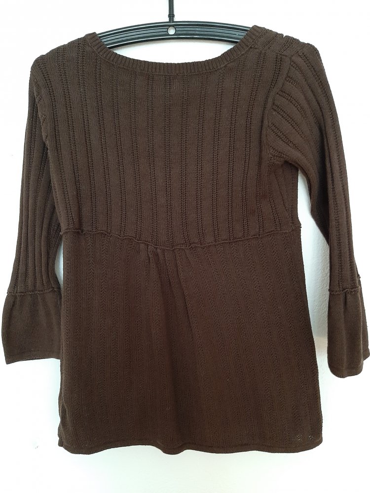Brauner Strickpulli, Grösse 40/42