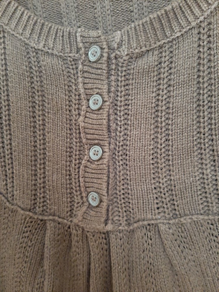 Brauner Strickpulli, Grösse 40/42
