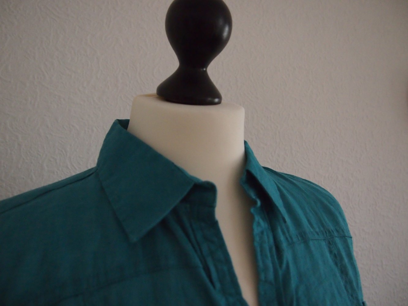 Tom Tailor Linen Bluse Mintgrün, Gr. 40