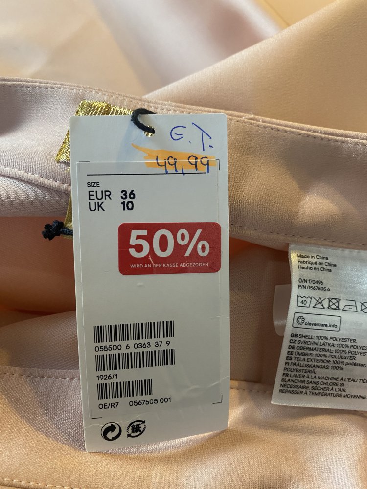 Rosa ausgefallener Röck
