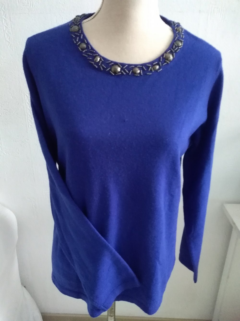 Damenpullover blau