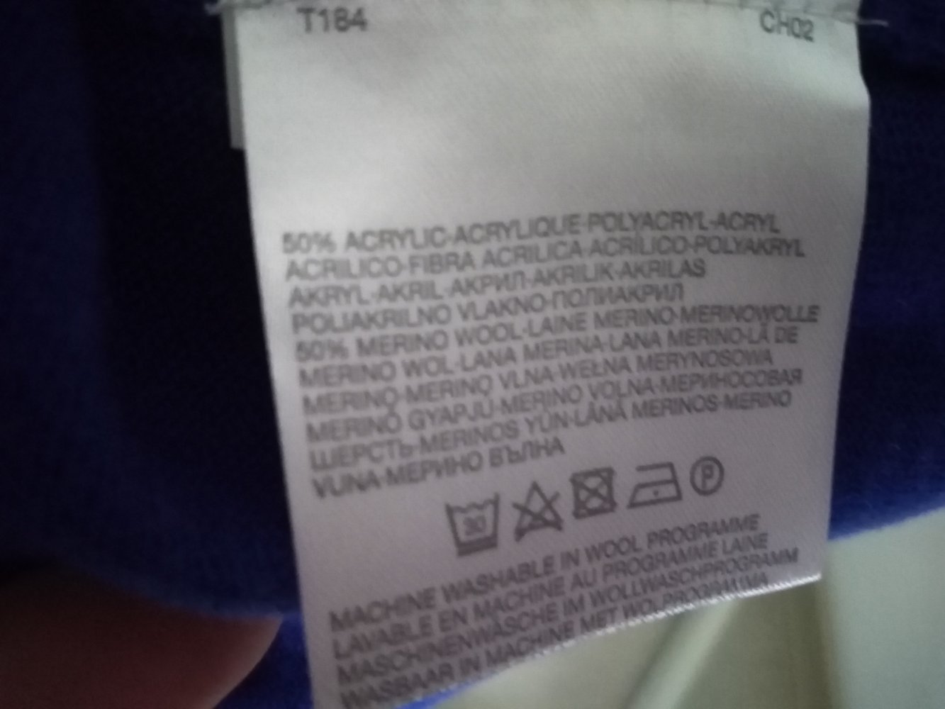 Damenpullover blau