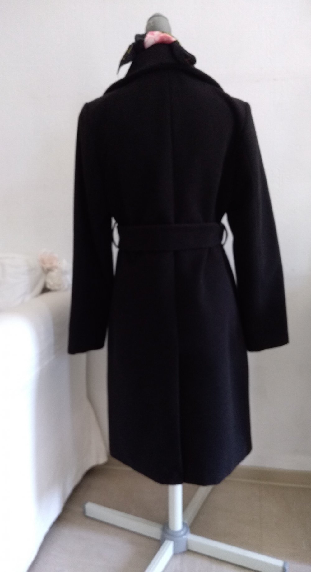 Damenmantel in schwarz Gr.36 neu