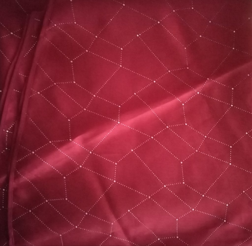 Rote Weihnachts- Tischdecke