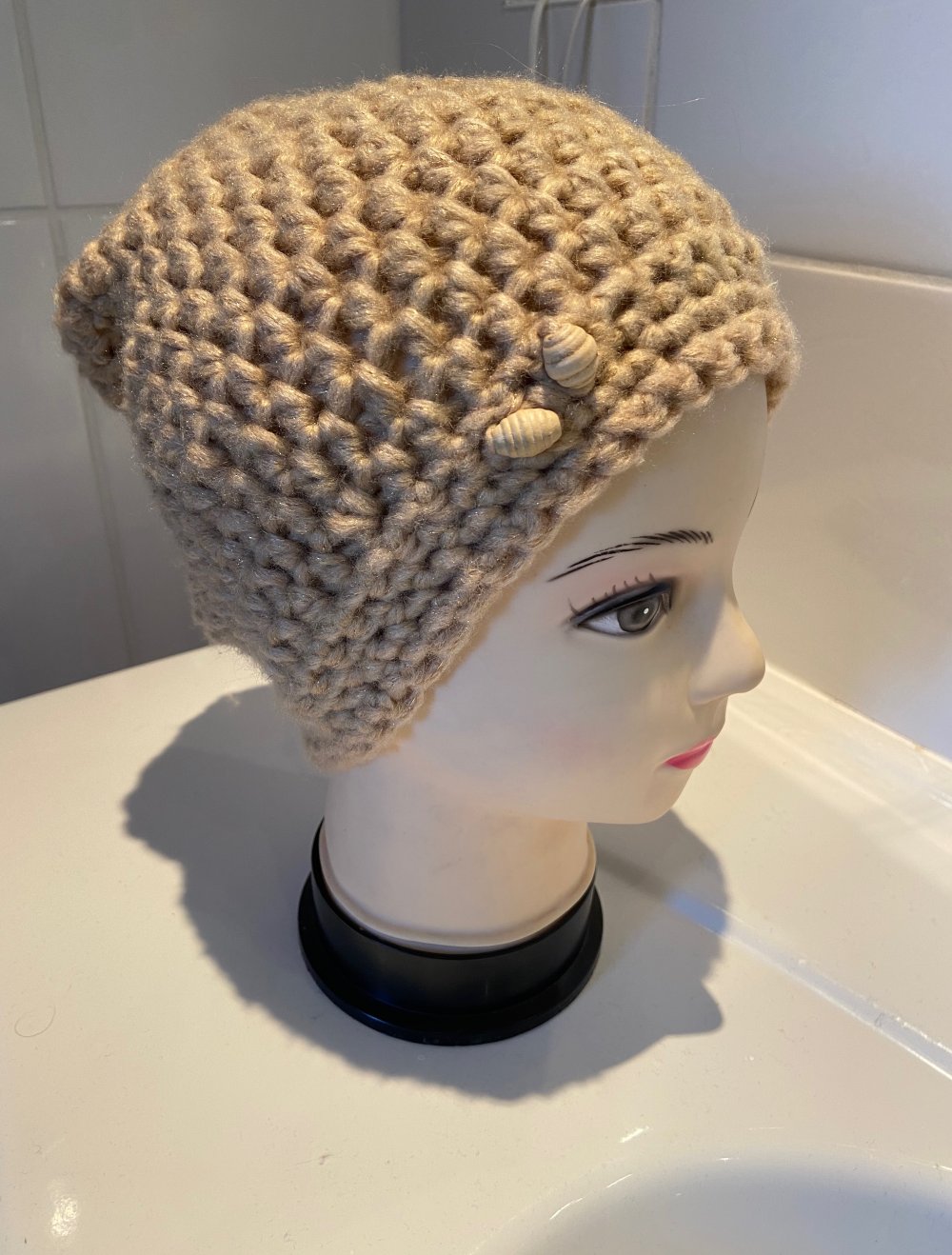 Mütze Beige neu
