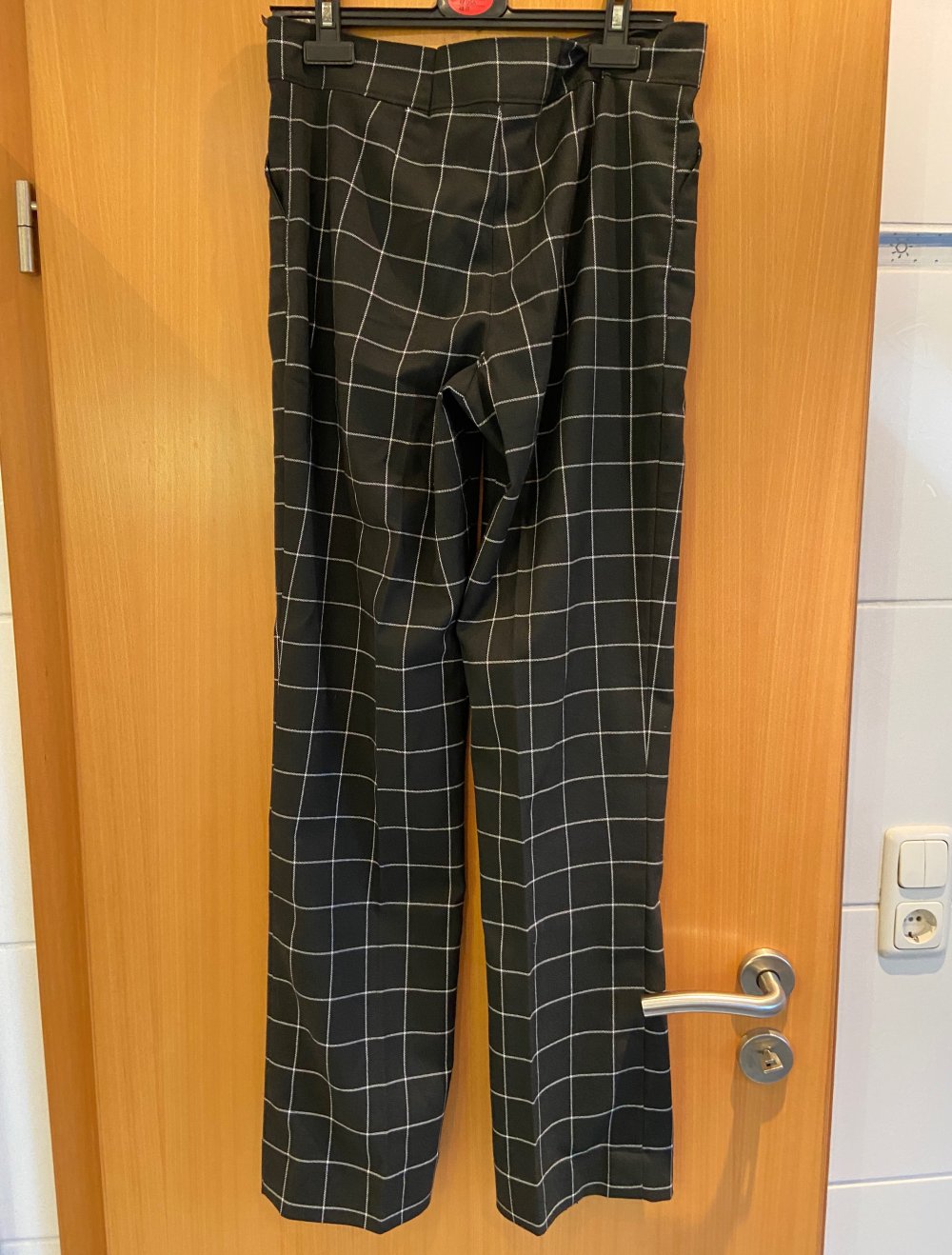 Hose schwarz/weiß