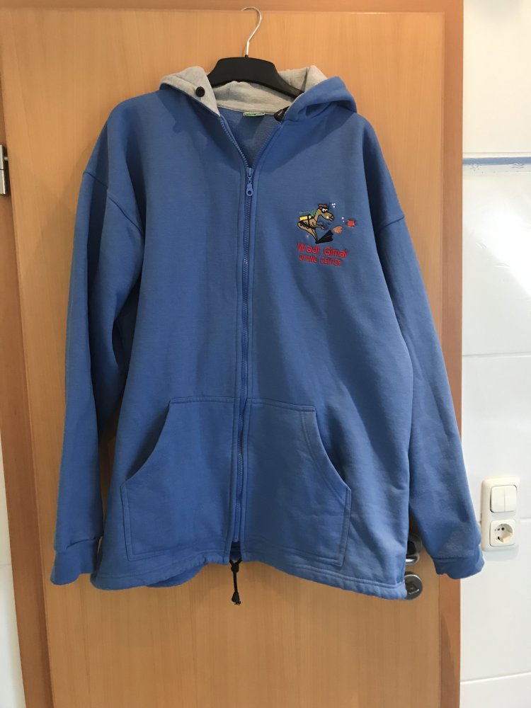 Sweatjacke blau 