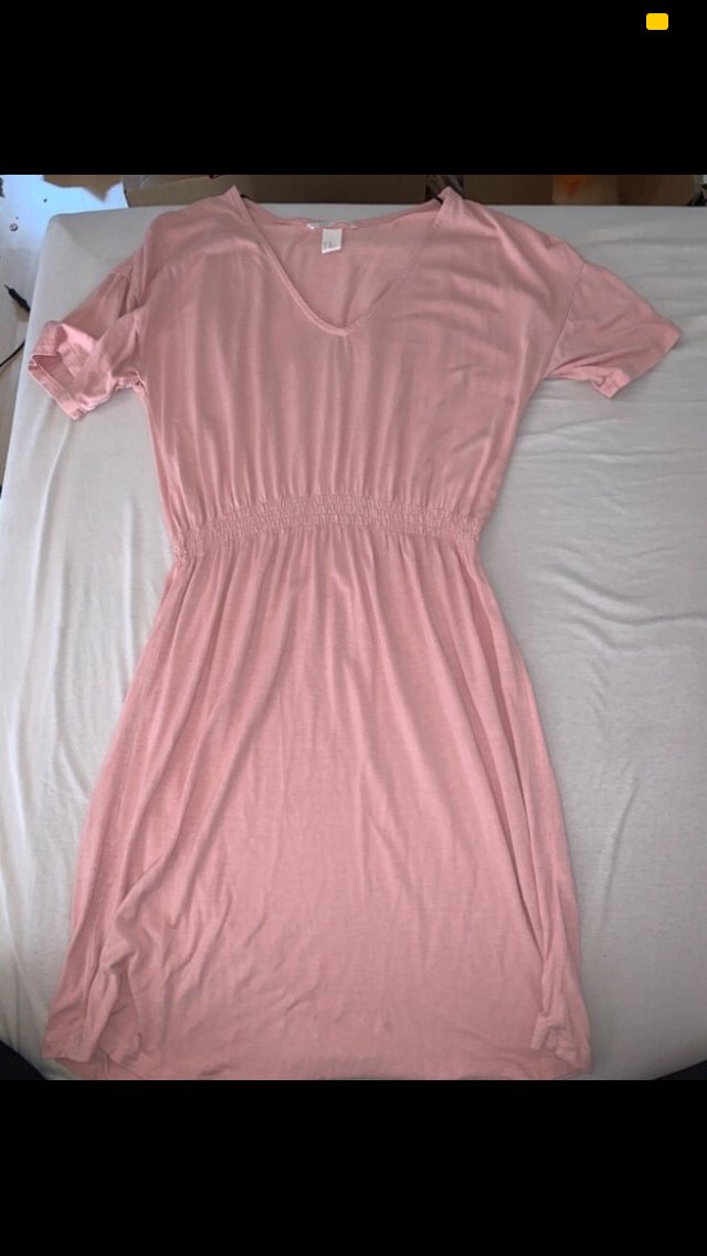 Rosa Basic Kleid 