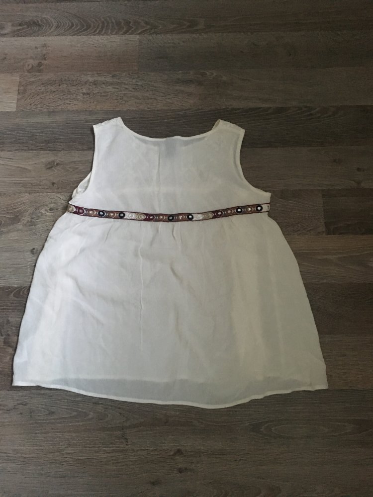 DeFacto Damen Top ärmellos weiß Gr. S
