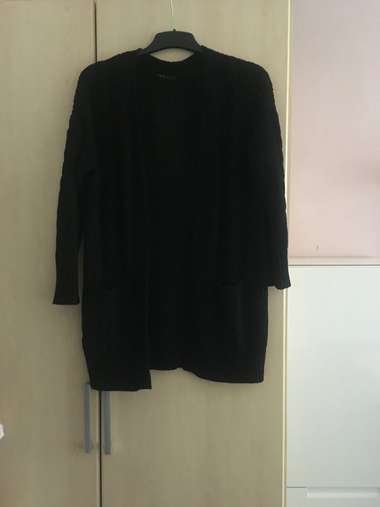 Damen Strickjacke schwarz Gr. S