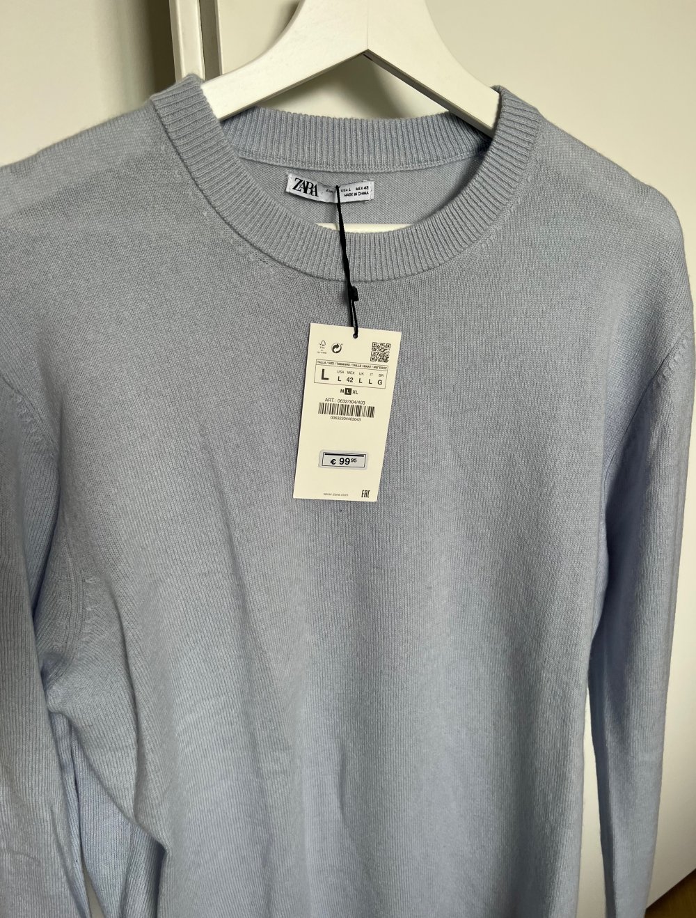 Zara Kaschmir Herren Pullover Gr. L Neu