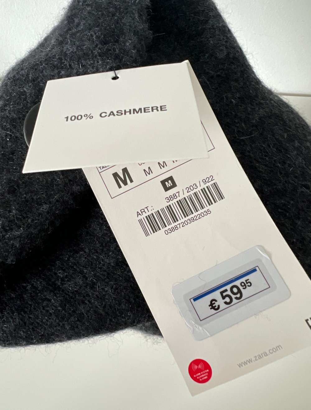 Zara Kaschmir Mütze Neu