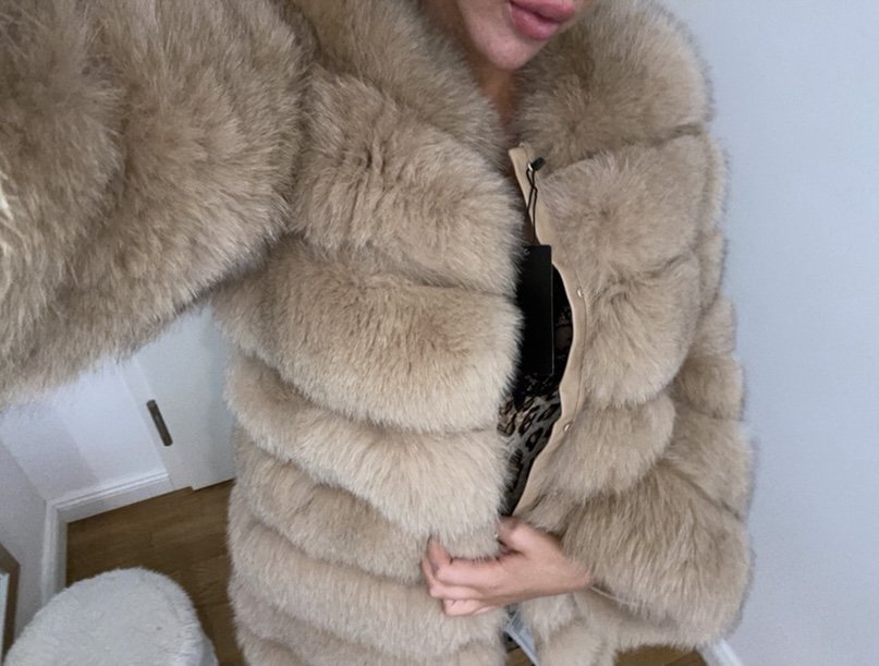 Fuchspelz Jacke NEU