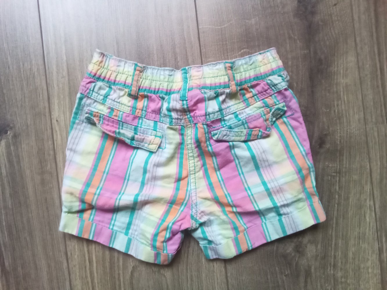 Shorts kariert bunt Topomini 86 100% Baumwolle