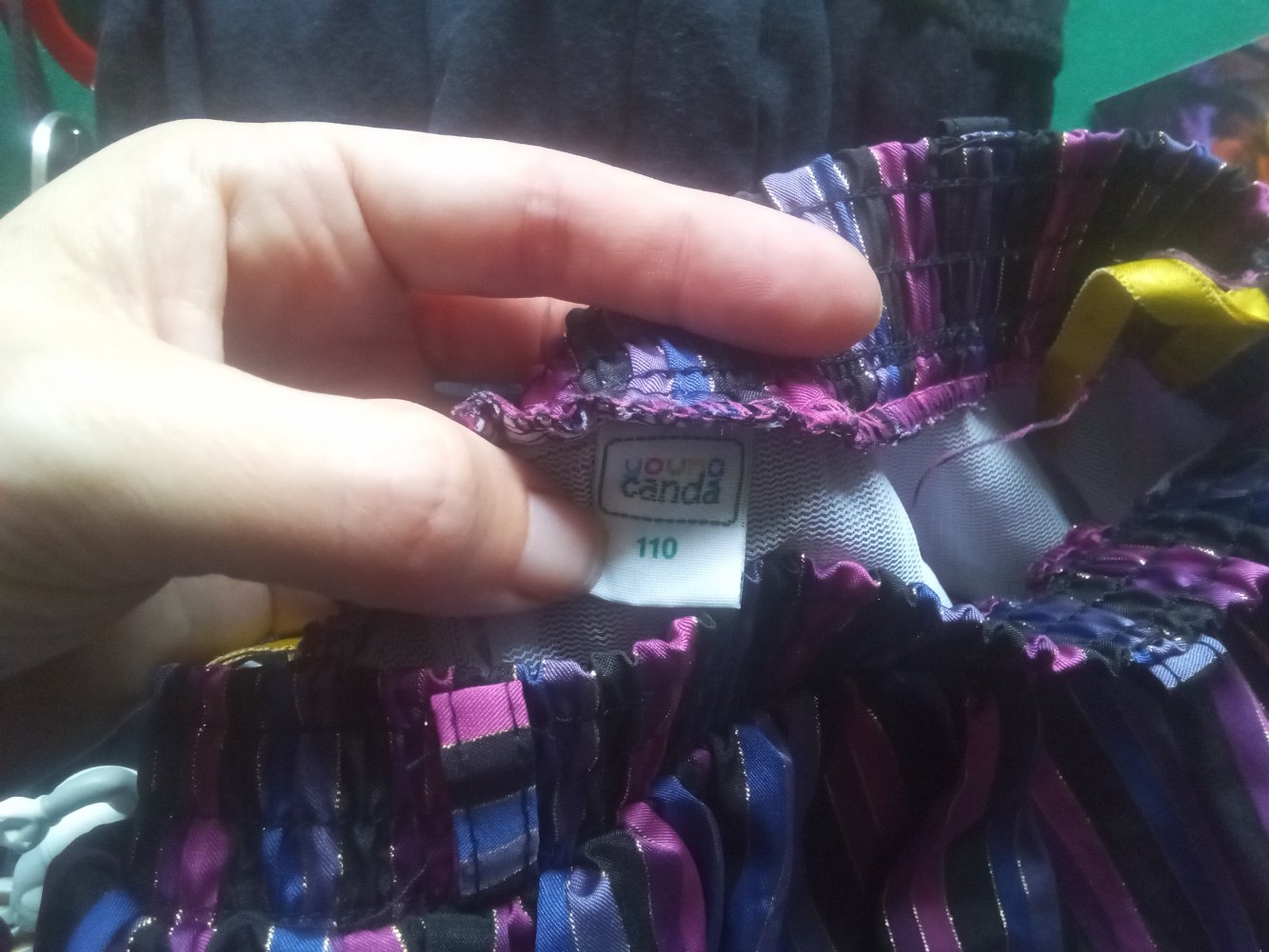 Rock festlich 110 young canda lila pink glitzer