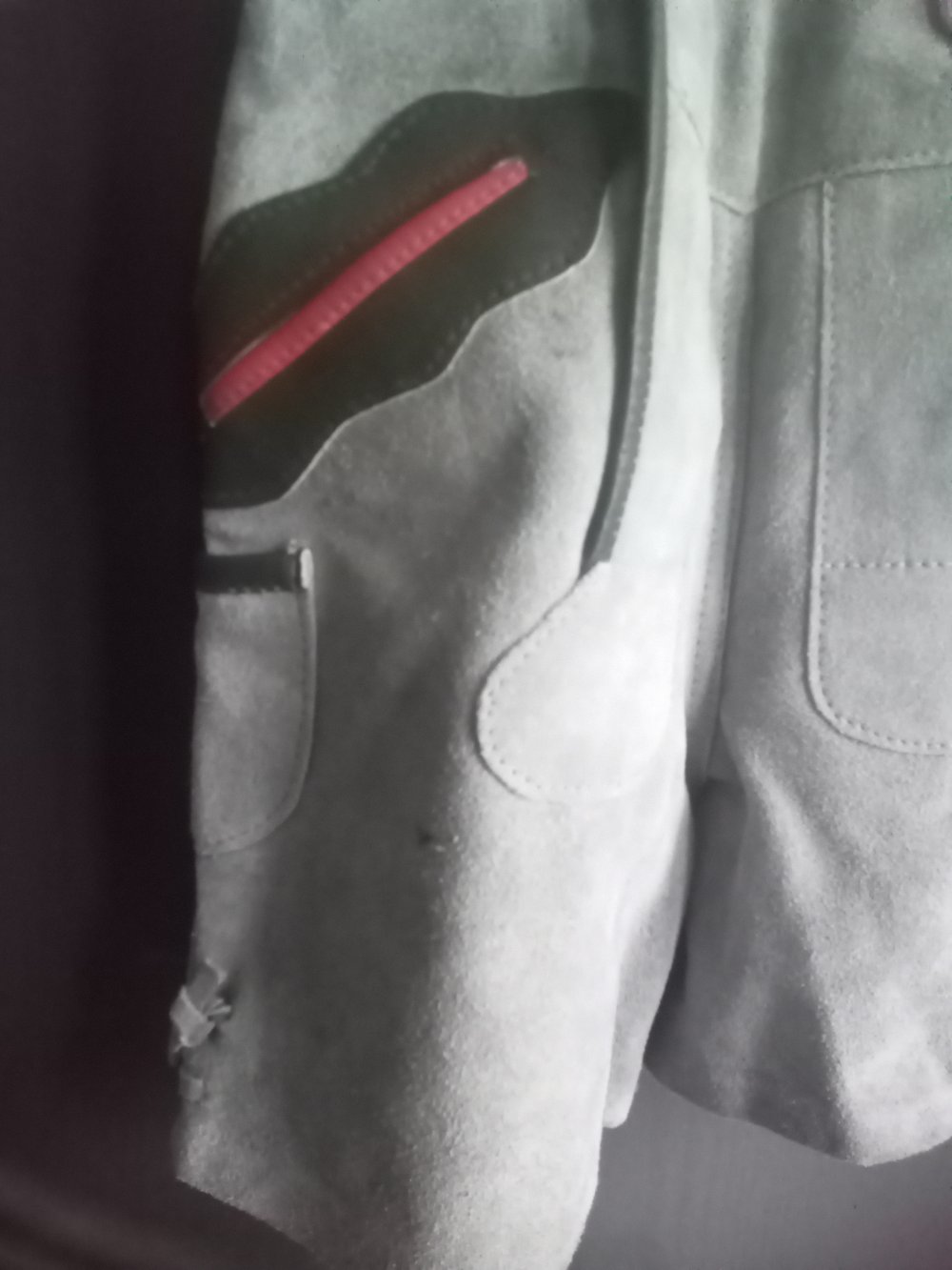 Lederhose Isar Trachten grau echt Leder 110