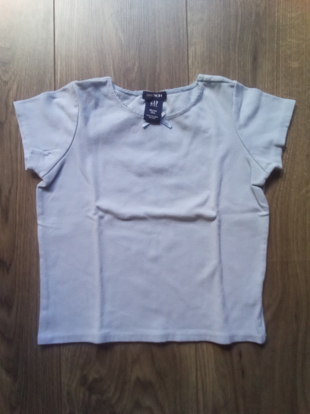 T-shirt hellblau GAP Kids xs 4 Jahre Basic schlicht