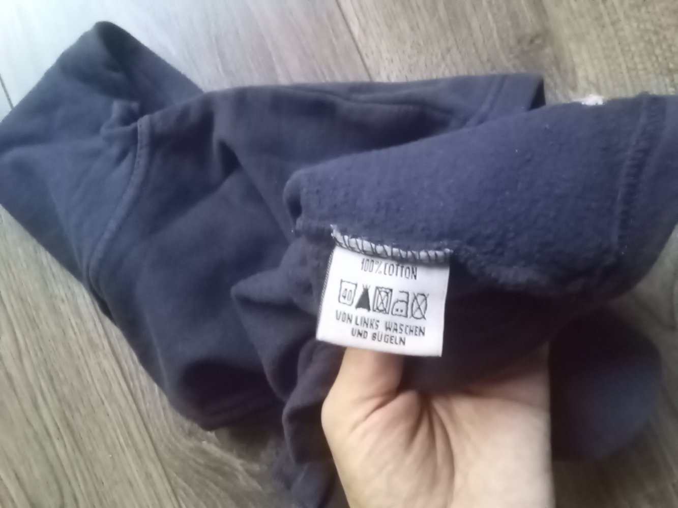 Pullover dunkelblau Pferde 92 Karstadt 100% Baumwolle