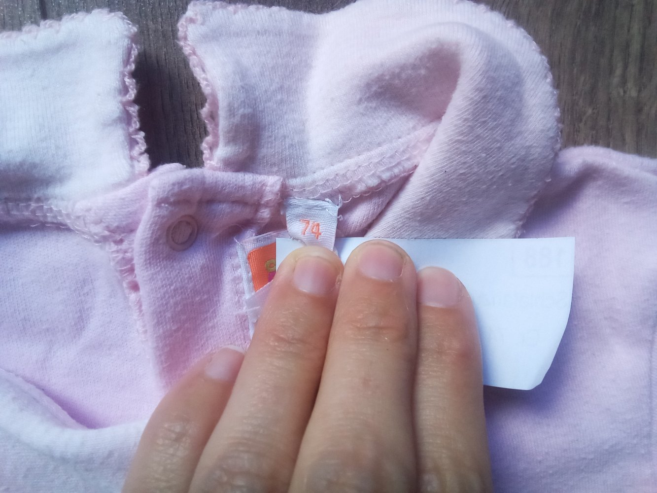 Schlafanzug mit Fuß Einteiler tikaloo 74 rosa Ente Strampler