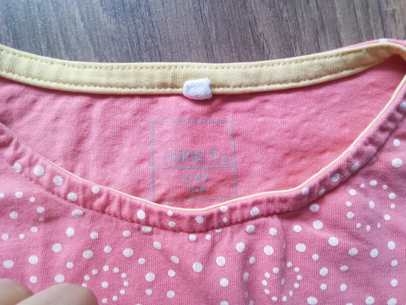 T-shirt Longshirt rosa name it 104 100% Baumwolle
