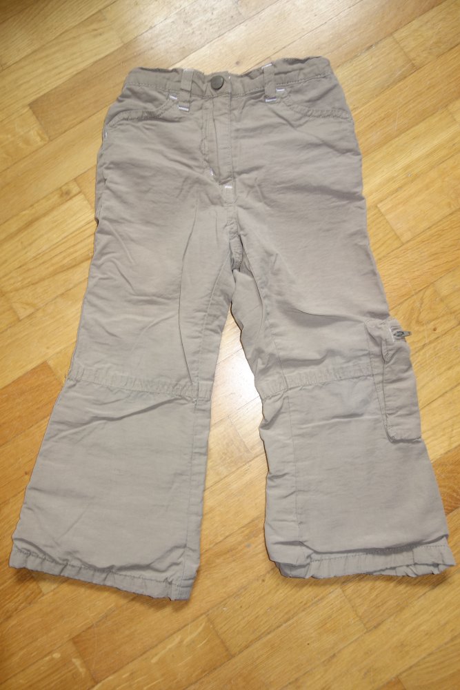 Hose beige 98 palomino gefüttert Schiebeknopf