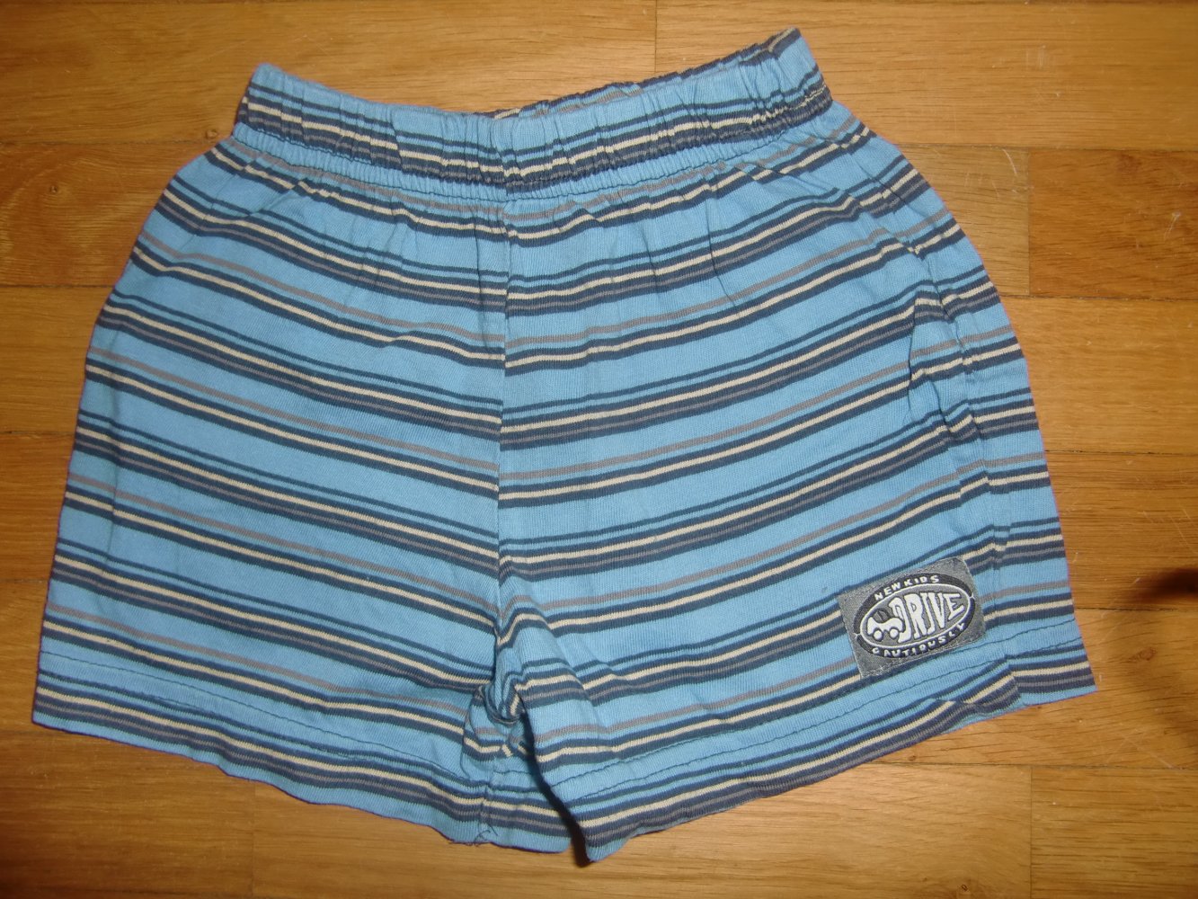Shorts kurze Hose bonbini 92/98 blau gestreift
