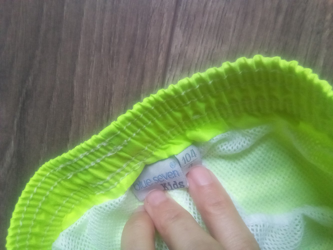 Badeshorts 104 neon gelb blue seven kids Badehose