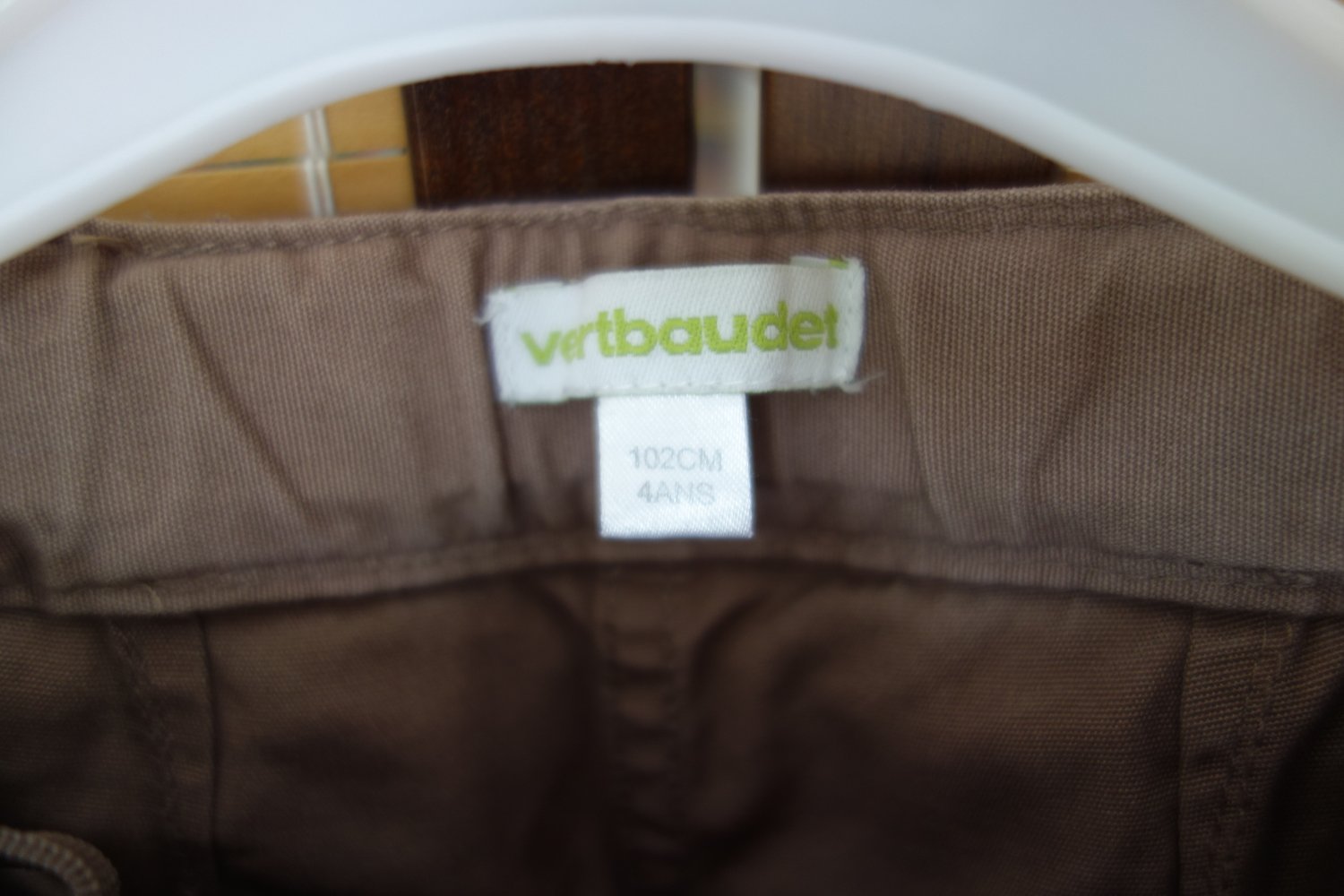 Shorts braun vertbaudet Sommer 102cm cargo uni