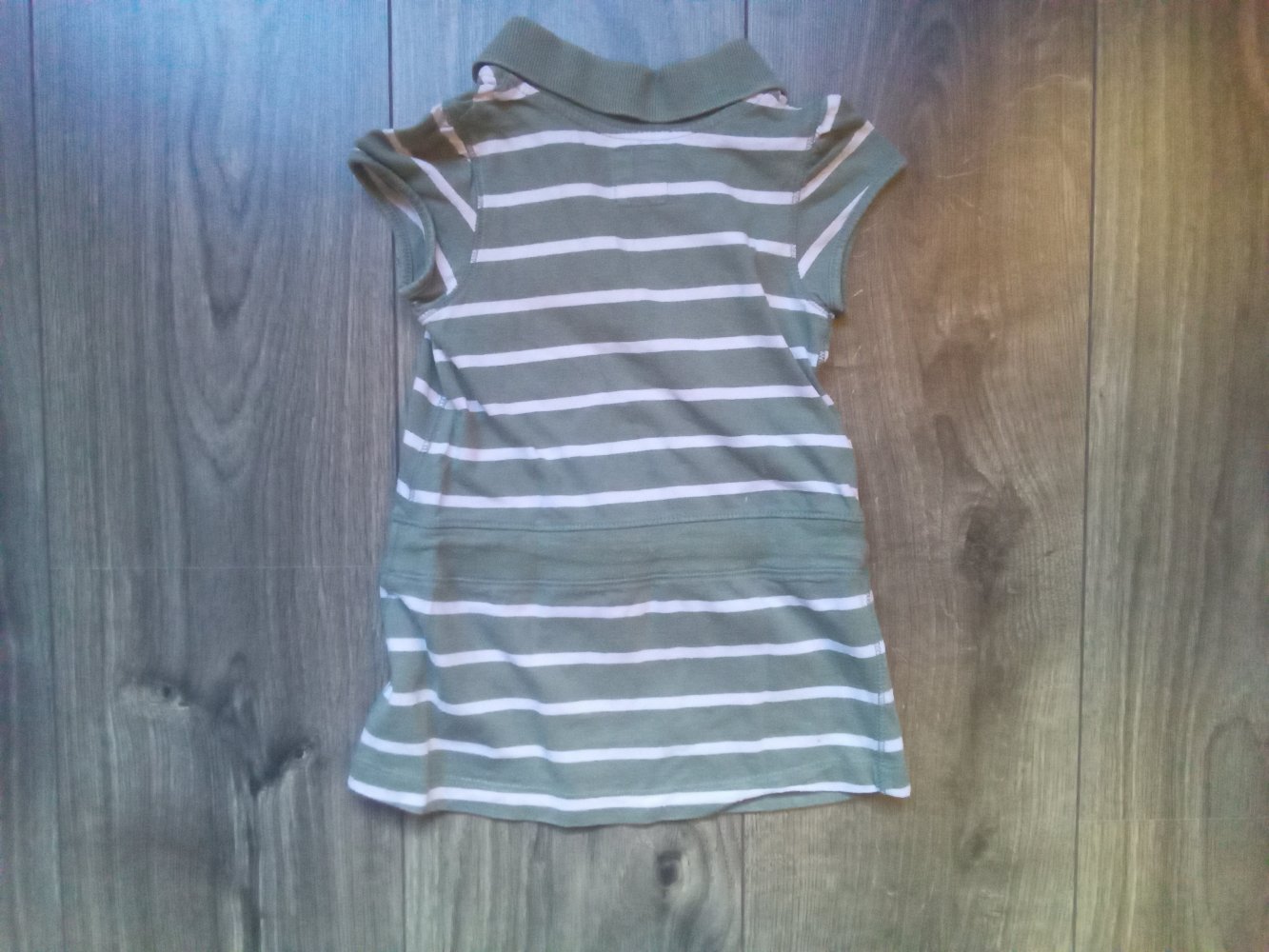 Longshirt Kleid Khaki rosa 74 L.O.G.G. 100% Baumwolle
