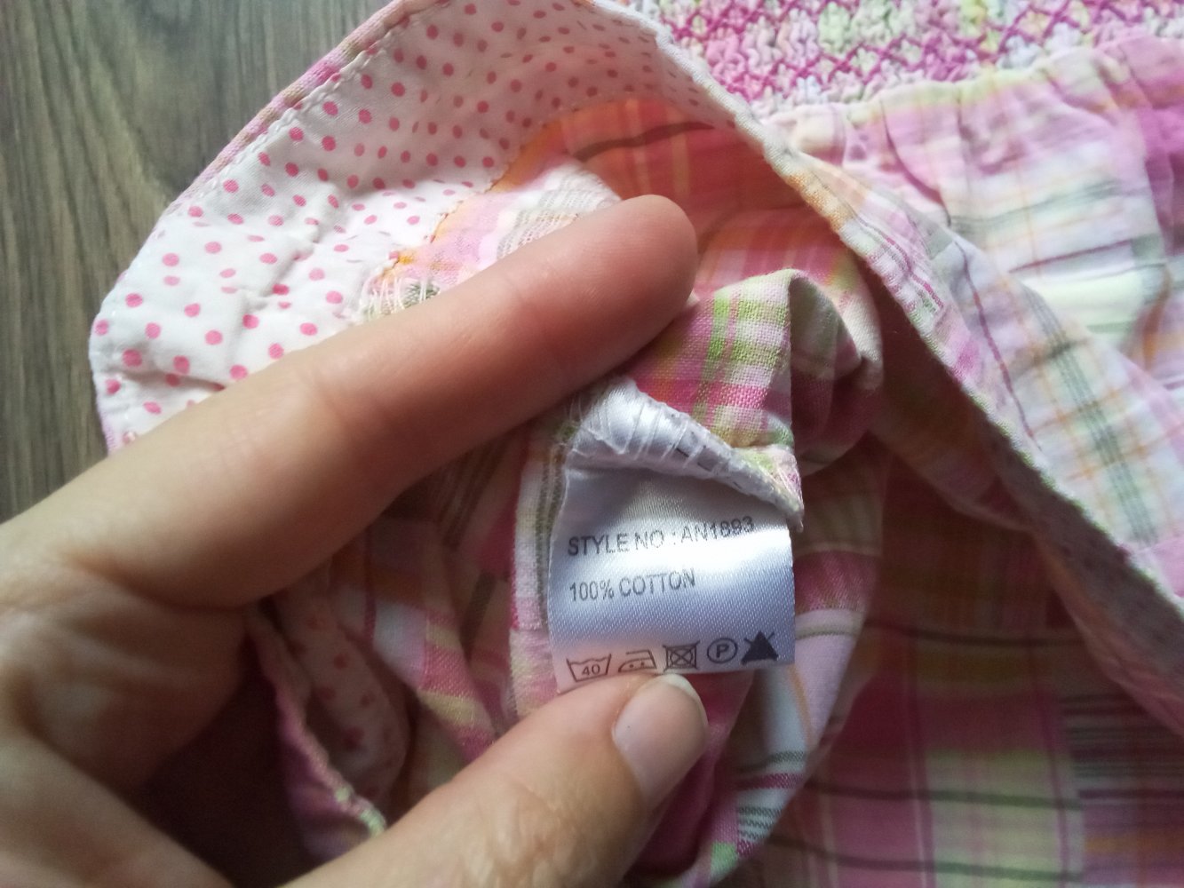 Trägertop gesmokt 4 Jahre Aya Naya 100% Baumwolle pink