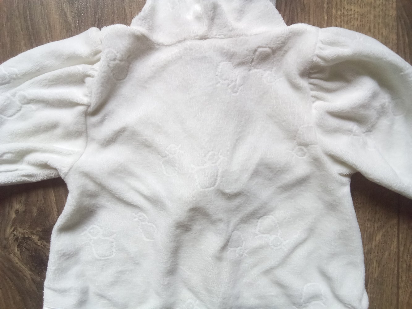 Sweatjacke weiß 62 palomino Ente Uni mit Kapuze unisex