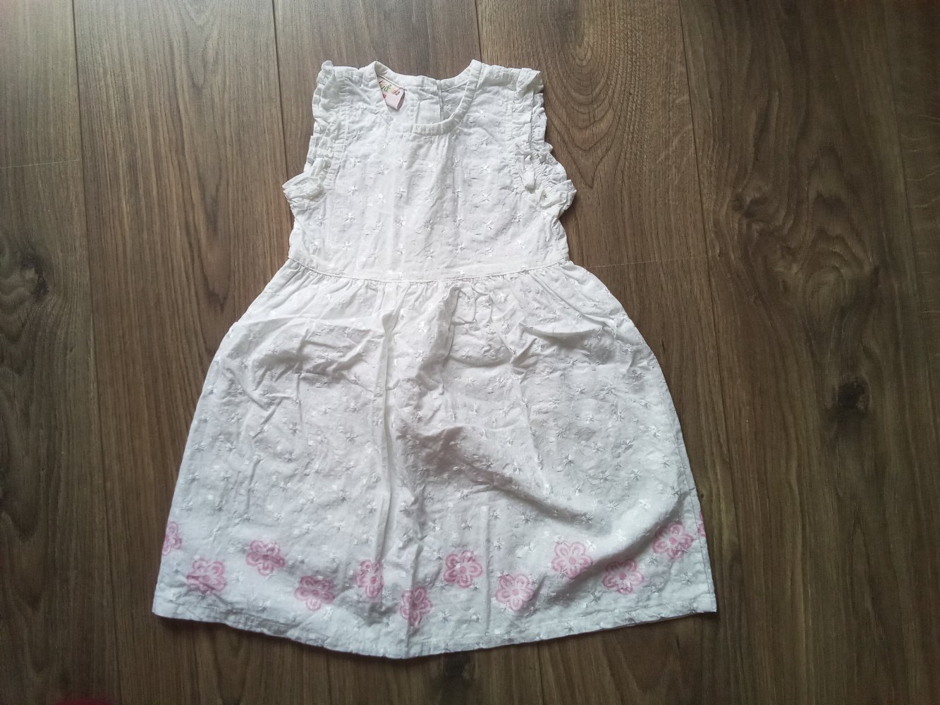Kleid weiß festlich Kiki & Koko 98 100% Baumwolle