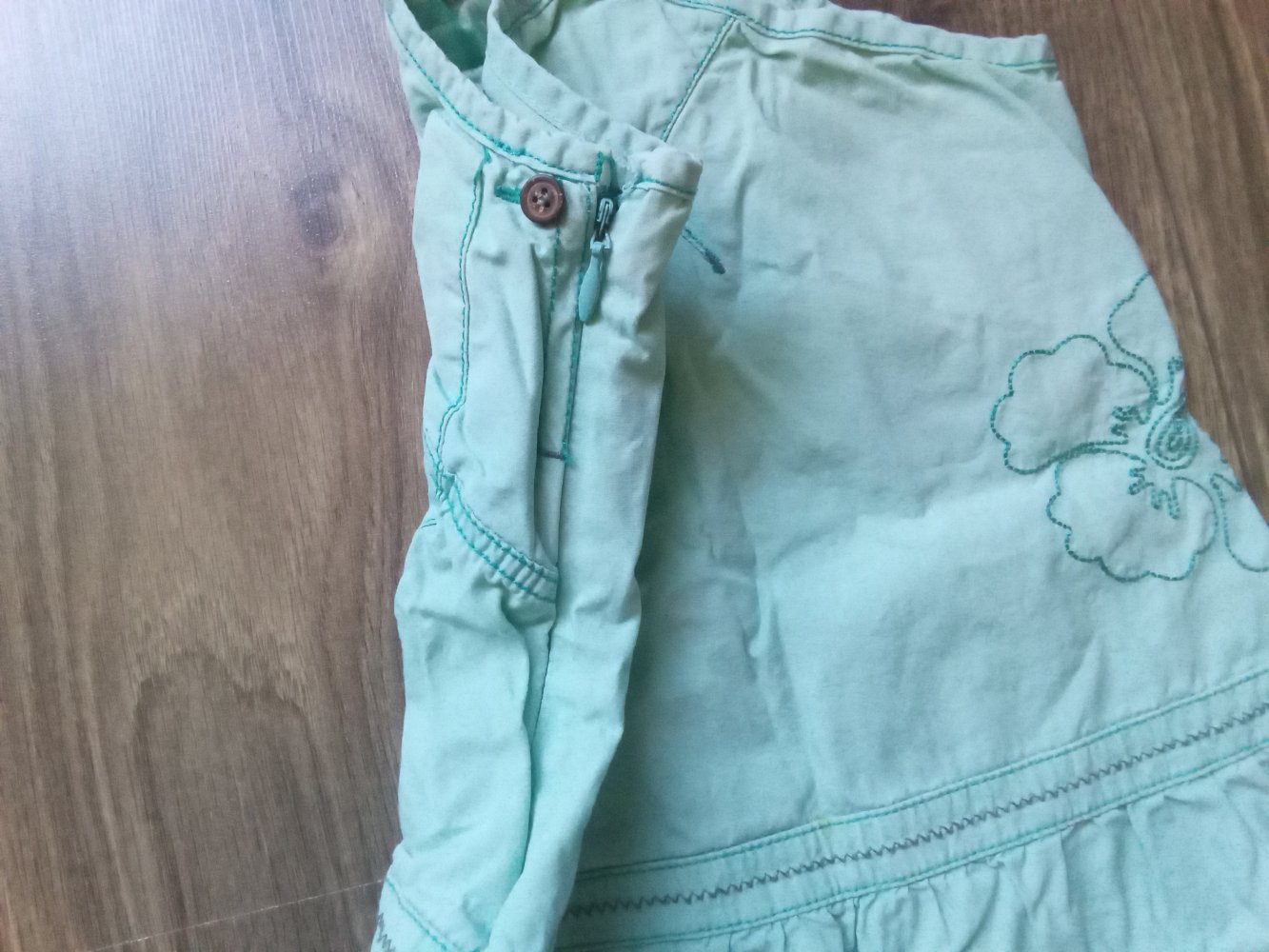 Trägerkleid türkis esprit 80 sommer 100% Baumwolle