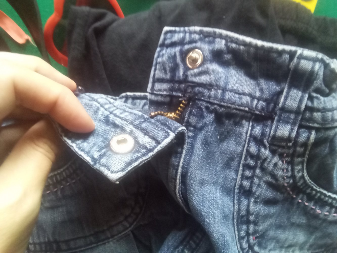 Jeansrock blau palomino 110 uni 100% Baumwolle