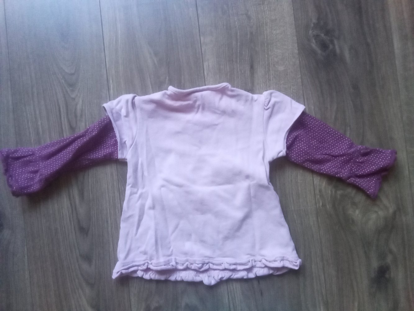 Pulli rosa lila Schnitzler 98 Lagenlook Prinzessin 100% Baumwolle