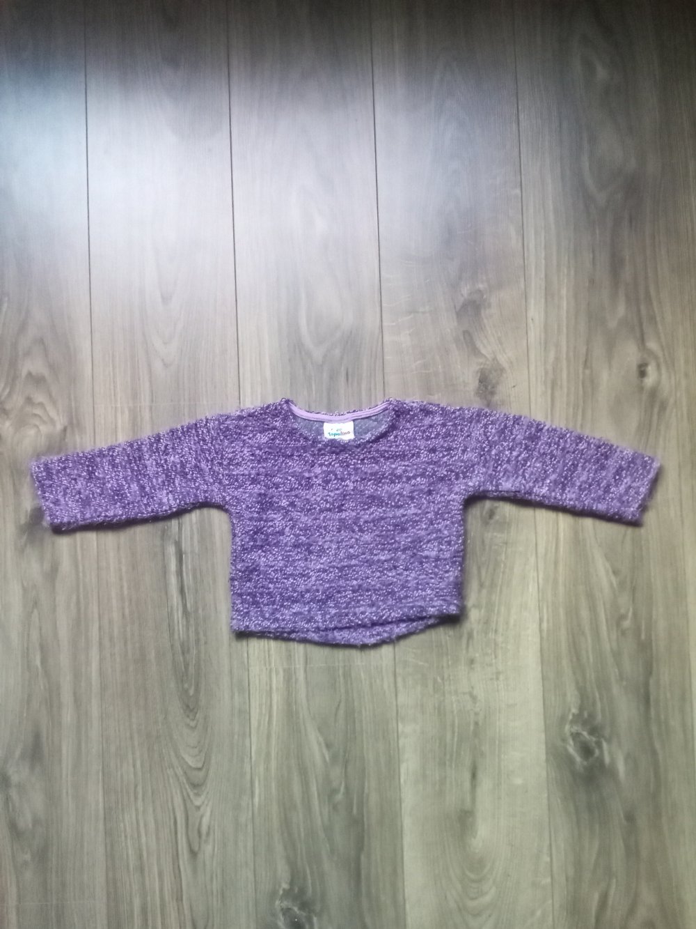 Strickpullover lila 98 topolino meliert