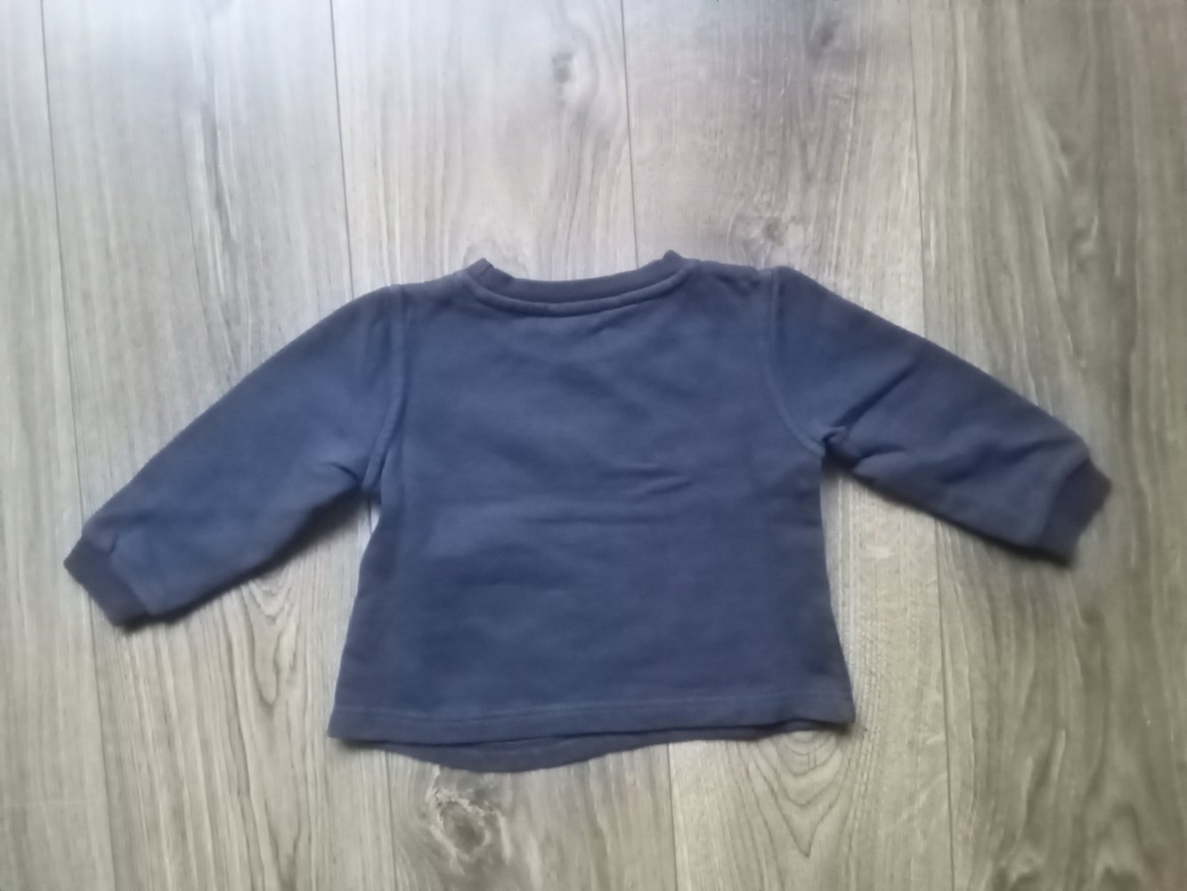 Pullover dunkelblau Pferde 92 Karstadt 100% Baumwolle