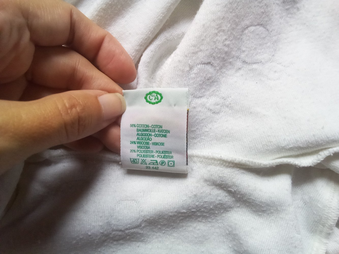 Sweatjacke weiß 62 palomino Ente Uni mit Kapuze unisex