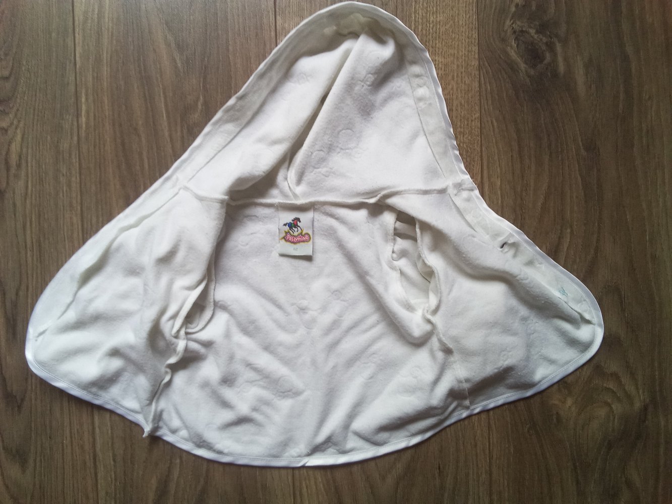 Sweatjacke weiß 62 palomino Ente Uni mit Kapuze unisex