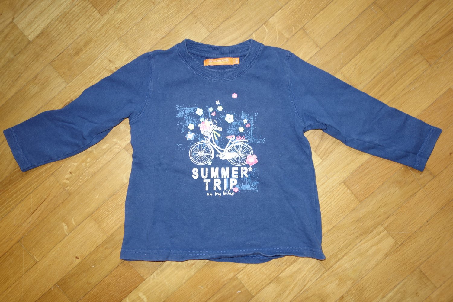 Pullover Staccato dunkelblau Fahrrad 92 98 summer trip